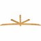 Ekena Millwork Alberta Rough Sawn Timber Gable Bracket, Western Red Cedar, 108"W x 40"H x 2"D x 4"F, 9/12 Pitch GBW108X40X0204ALB00RWR - alternate 3